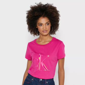 Calvin Klein dámské růžové triko - S (TPZ)